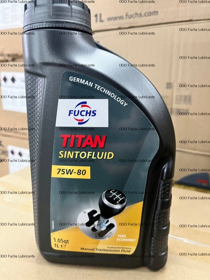 Масло трансмиссионное 75W80 Titan Sintofluid 1л