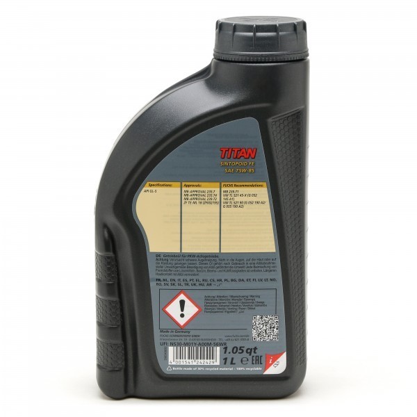 Масло трансмиссионное 75W85 Titan Sintopoid FE 1л