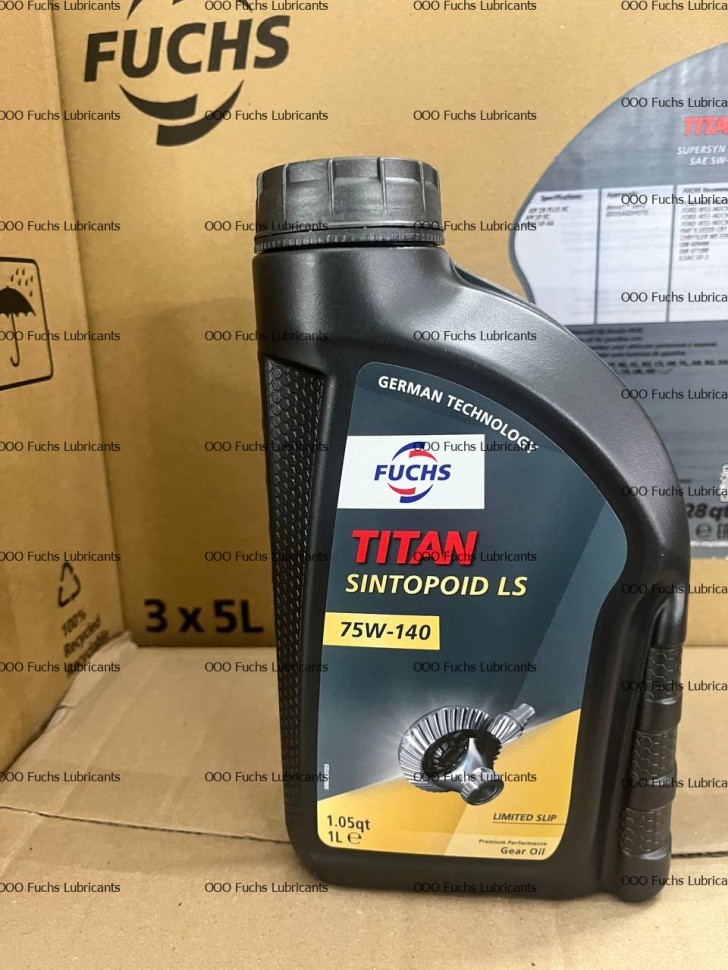Масло трансмиссионное 75W-140 Titan Sintopoid LS 1л