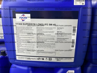 Масло моторное 5W-40 Titan SuperSyn LongLife 20л