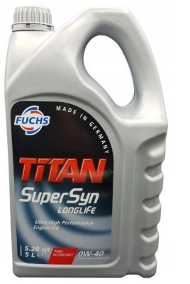 Масло моторное 0W-40 TITAN Supersyn LONGLIFE 5л