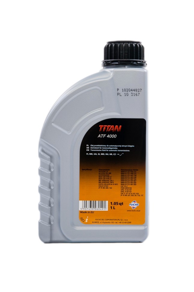 Масло трансмиссионное Titan ATF 4000 1л