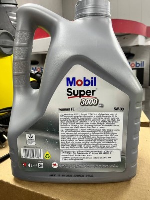 Моторное масло Mobil Super 3000 X1 Formula FE 5W30 4л