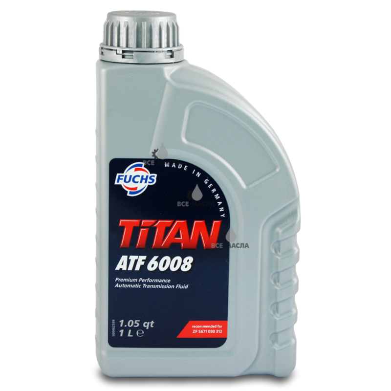 Масло трансмиссионное Titan ATF 6008 1л